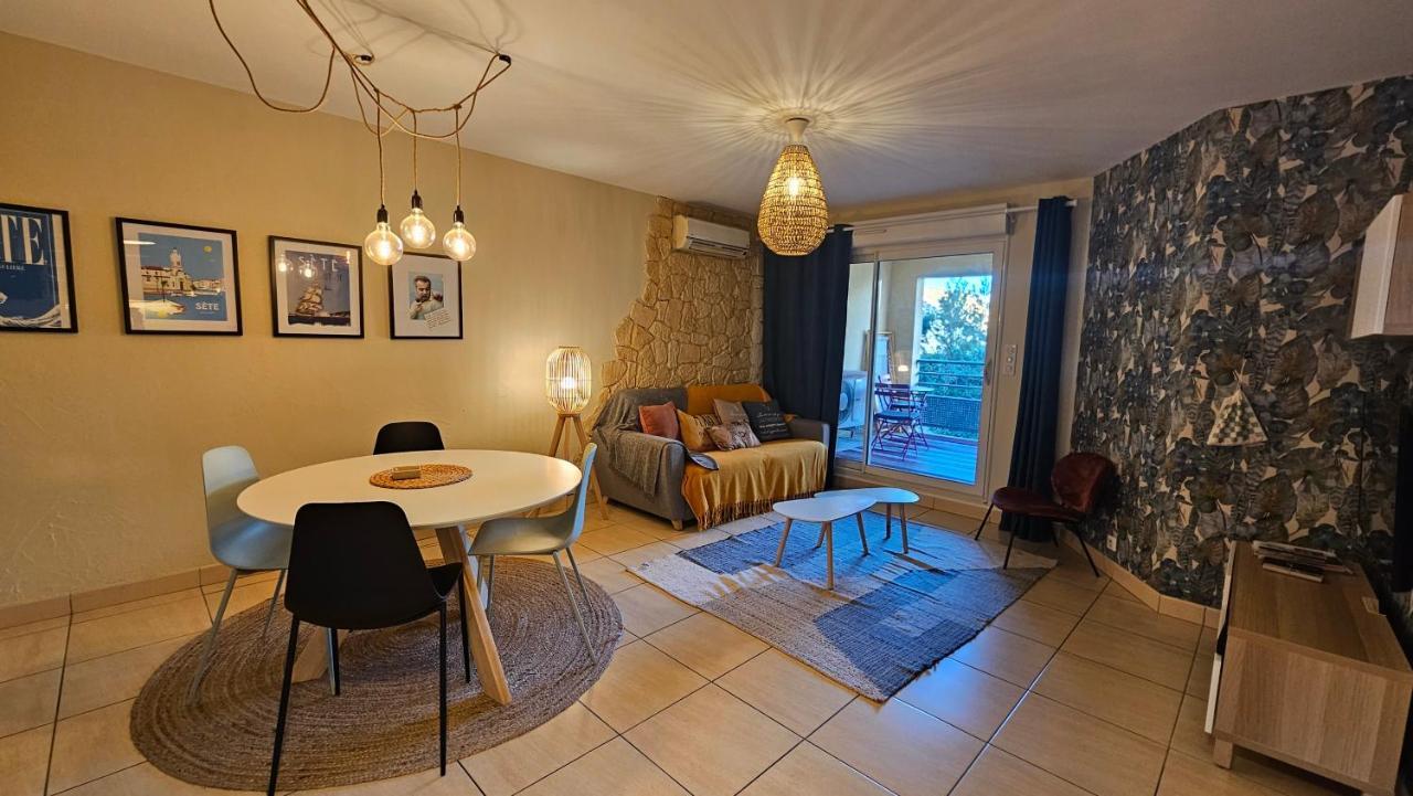 Apartment Ravissant T3 Climatise 6 Personnes Sete